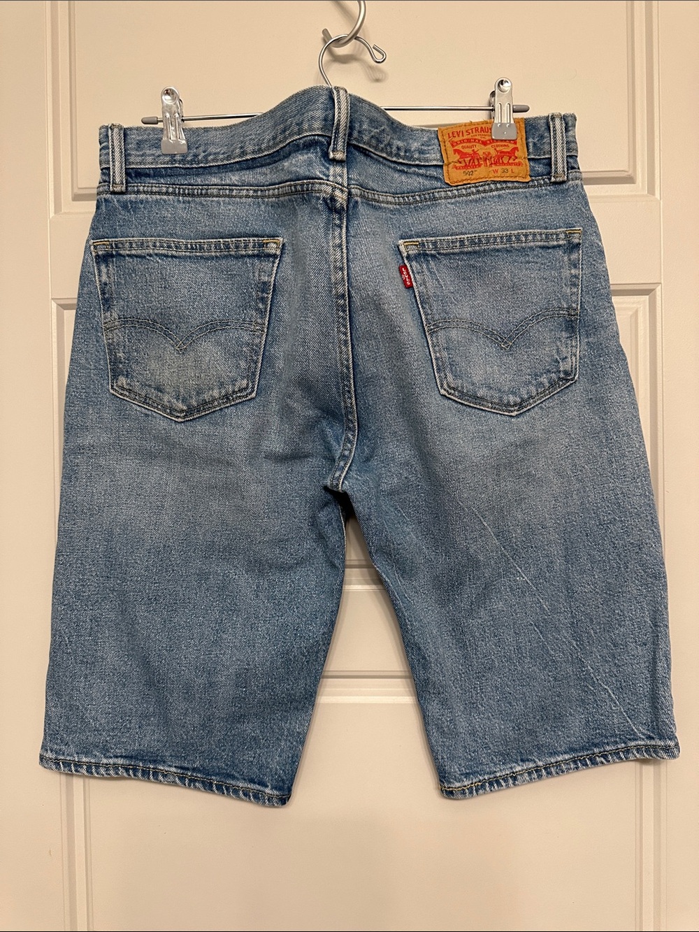 Levi's Light Blue Washed Men's Denim Shorts